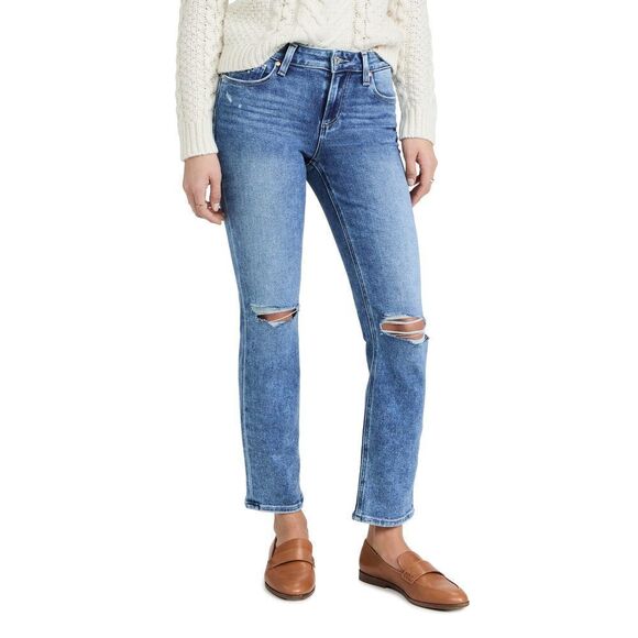 PAIGE Women's Amber Walkabout Destructed Jeans 27 Regular
